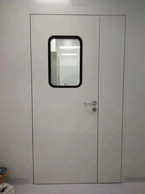 購入 電子機器工場のための50mm厚さの鉄製クリーンルームのスイングドア online manufacture