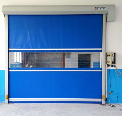 電動PVC ローリング 快速 シャッター ドア ロジスティック 倉庫用 風抵抗